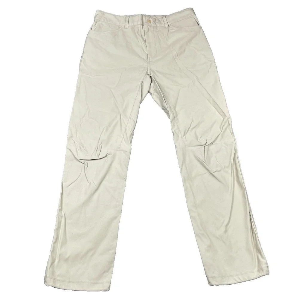 The‎ North Face Pants Mens 32 Khaki Nylon Stretch Hiking Travel Zip Pocket Tech